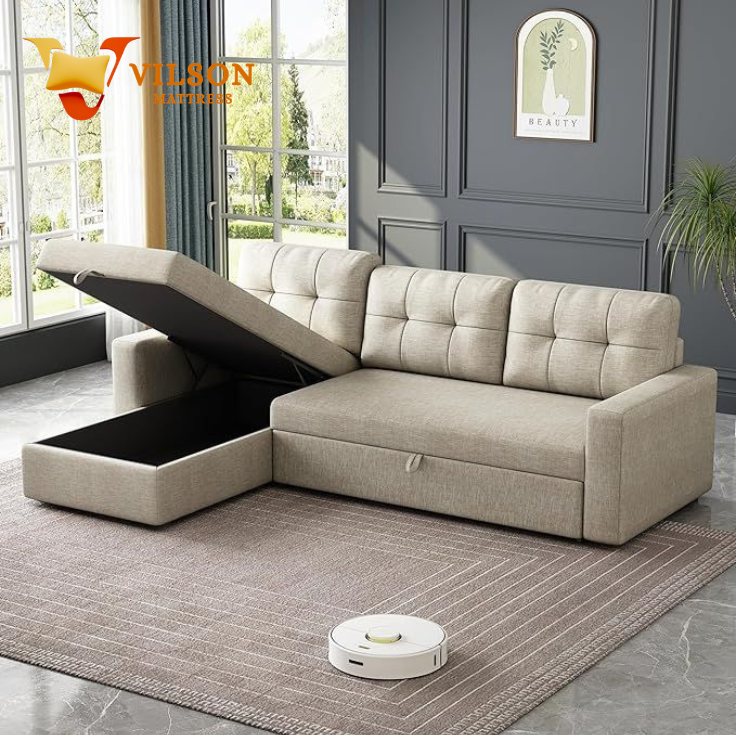 Vilson L-Type Sofa Cum Bed