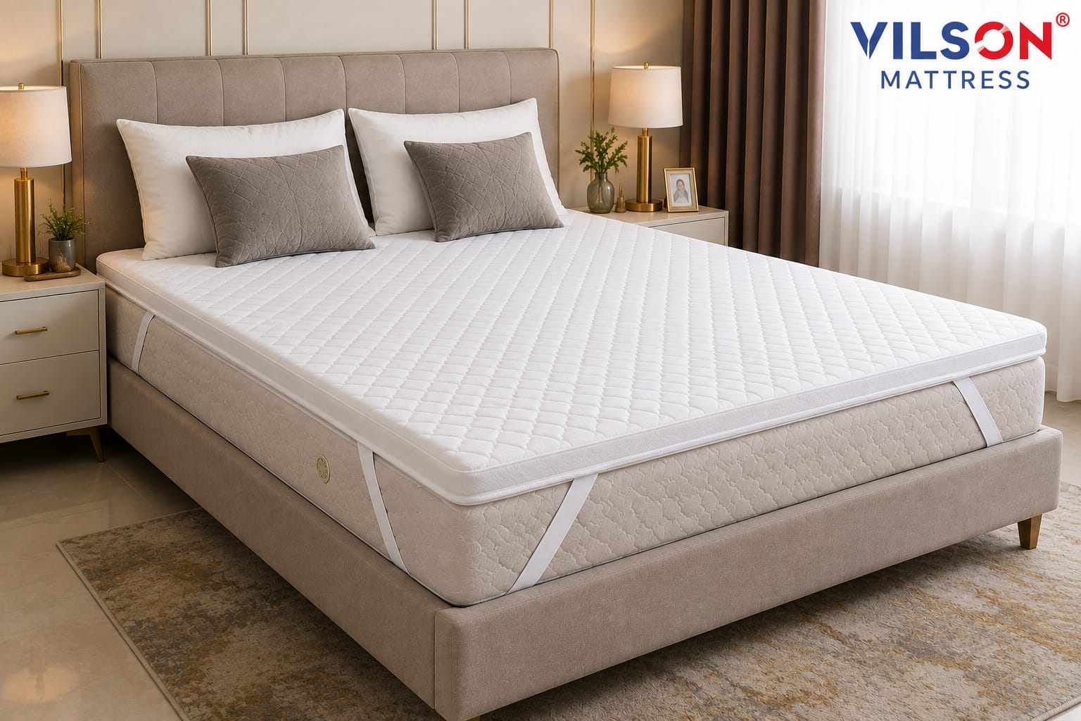 Cool Gel Memory Foam Mattres Topper